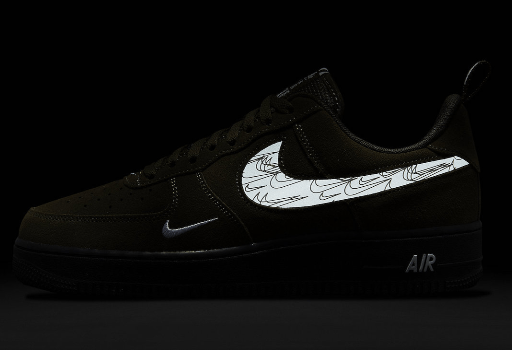 Air Force 1 Low Olive Green Black Shade